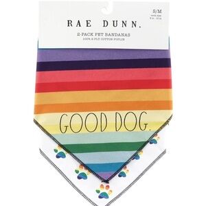 Rae Dunn Good Dog pride bandana S/M NWT